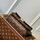 M46279 messenger bag East West Métis monogram 21.5cm brown
