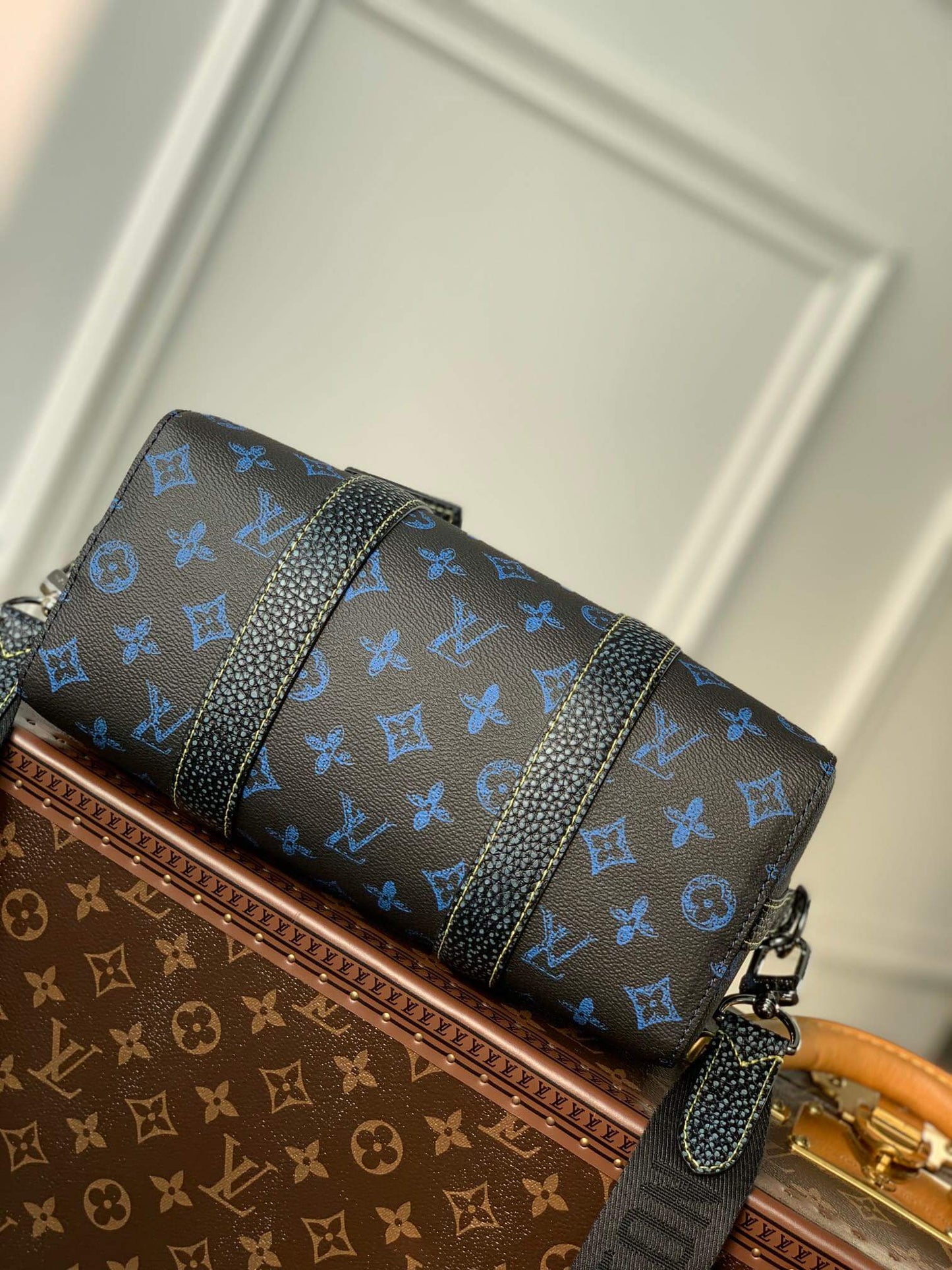M46339 City Keell Monogram Bandana 27CM Misty Blue