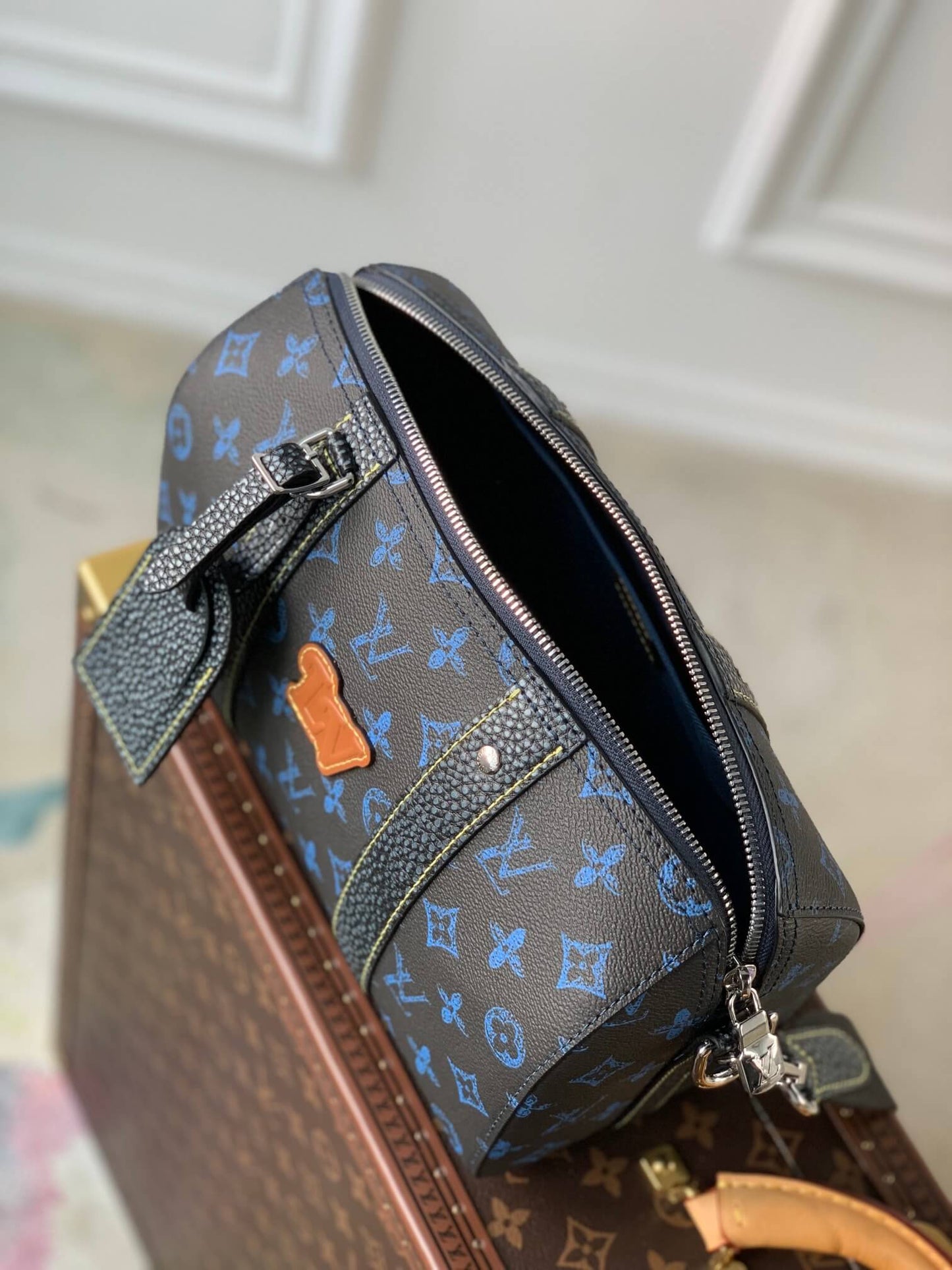 M46339 City Keell Monogram Bandana 27CM Misty Blue