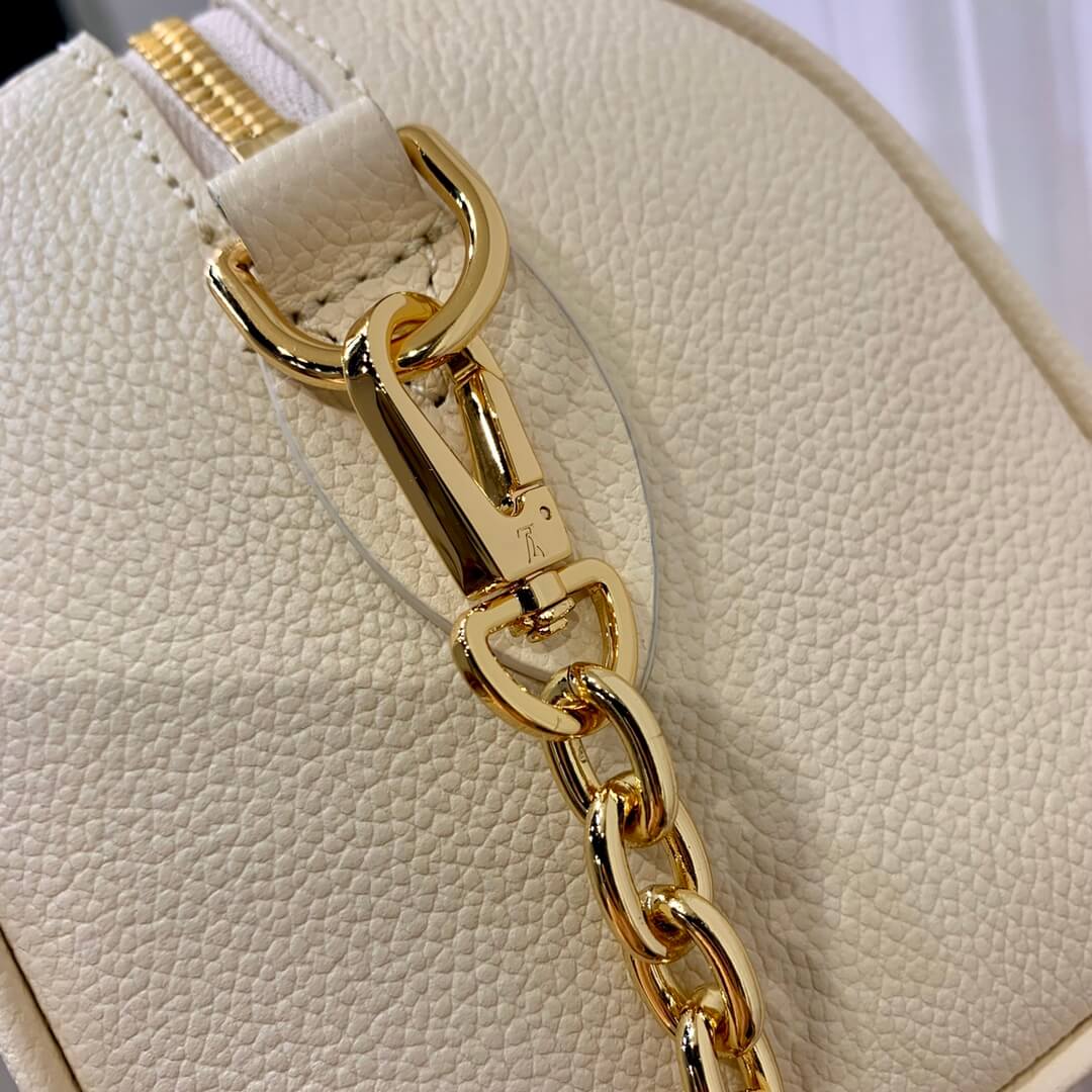 M46397 Speedy Bandoulière 20 Monogram Empreinte apricot