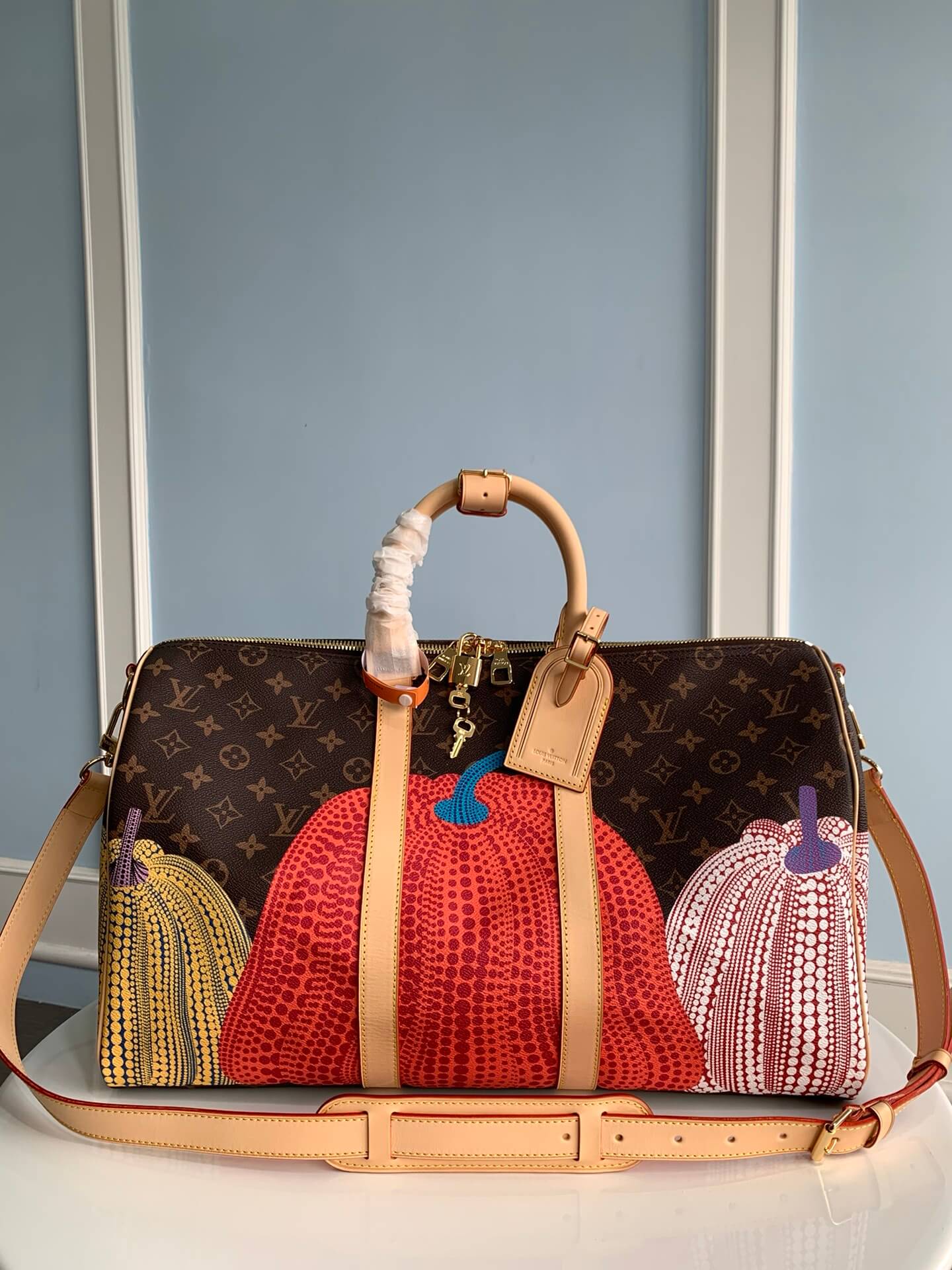 M46471 x YK KEEPALL Bandoulière 45 Monogram COWHIDE/ REAL LEATHER