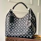 M53188 CARMEL Taurillon monogram 35cm black and white