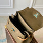 M53937 Lockme Ever BB Handbag green 28cm Material of calf leather