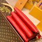 M57792 Coussin Monogram 26cm red Female bag All leather