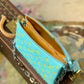 M57793 Pochette Coussin PM Monogram 26cm light blue yellow cowhide-leather