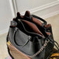 M59200 BELLA TOTE monogram 32cm black Soft perforated cowhide