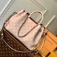 M59203 BELLA TOTE monogram 32cm pink Soft perforated cowhide