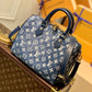 M59609 Blue jeans Speedy Bandoulière 25 Monogram