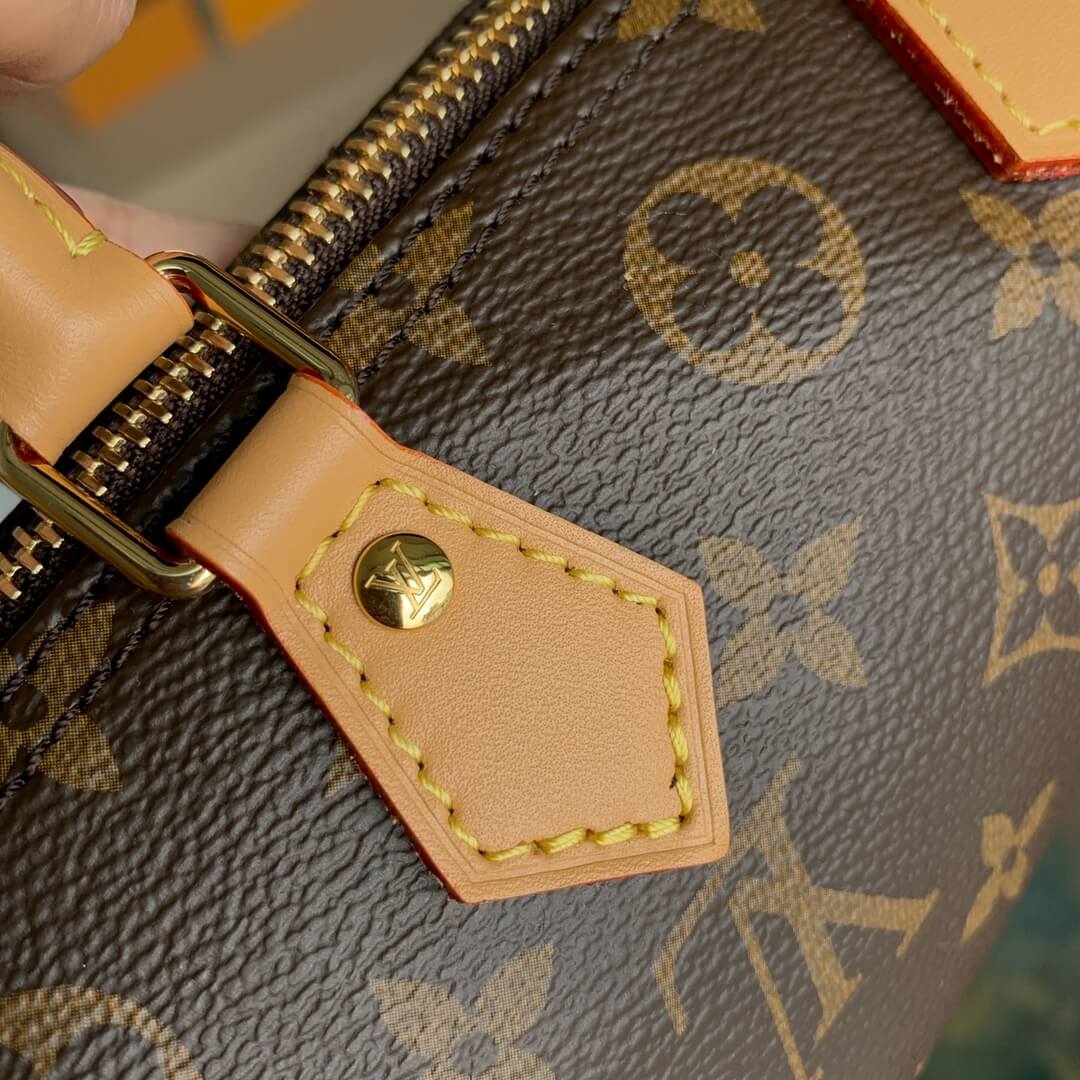 M81085 NANO SPEEDY Monogram 16cm Khaki