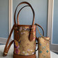 M81724 Nano Bucket Garden Monogram 13cm brown