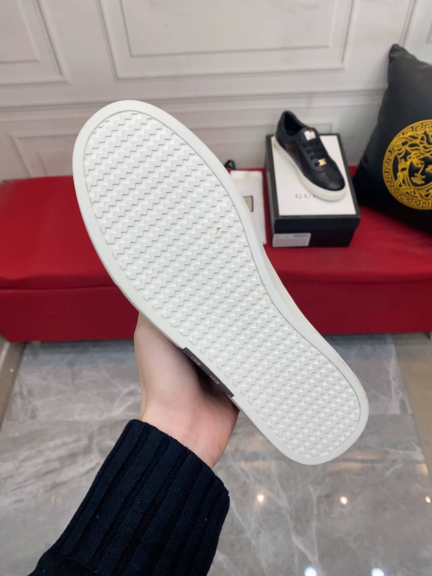 GG Men's shoes Casual Korean style 38-44 Men's Size black