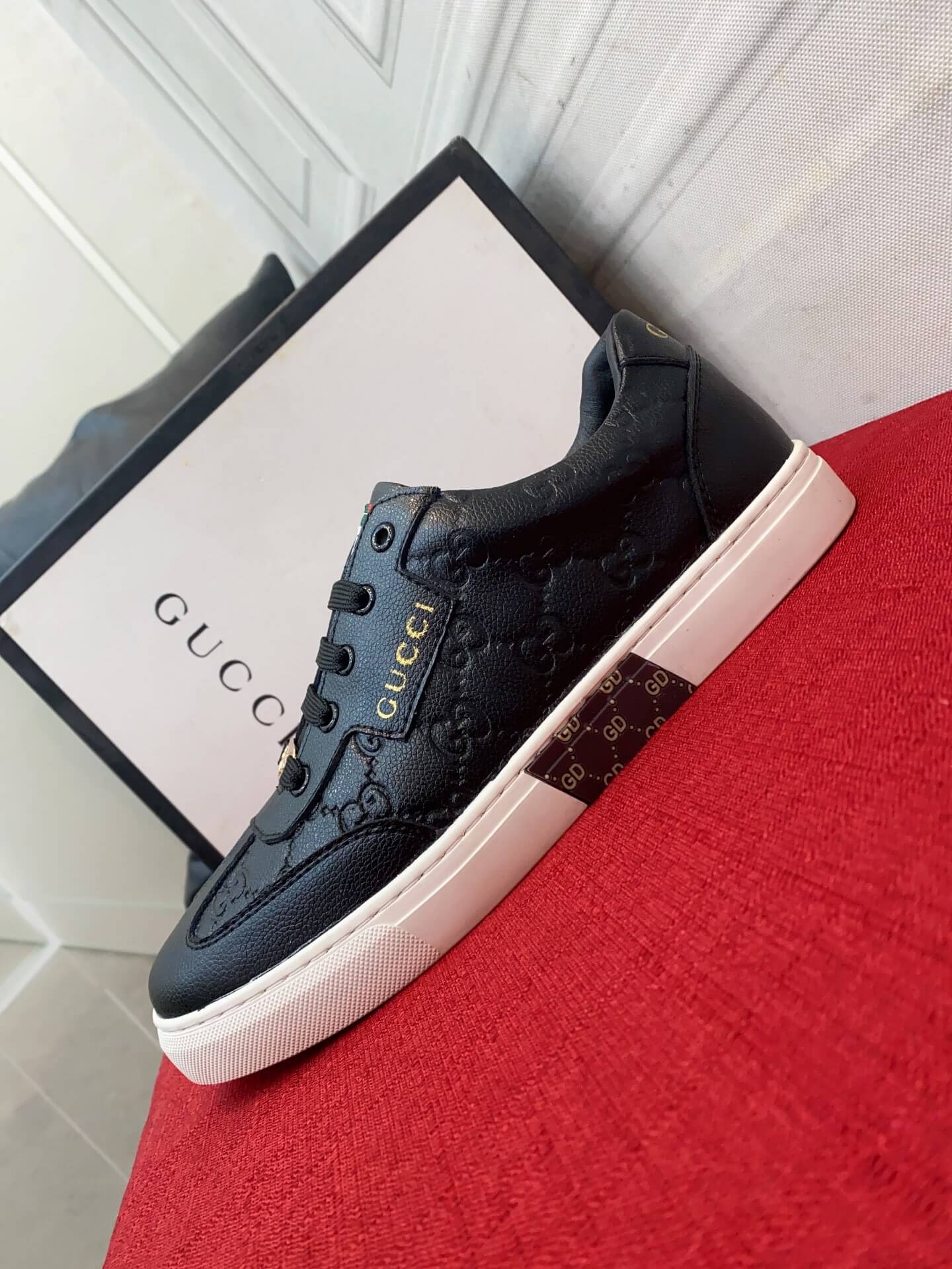 GG Men's shoes Casual Korean style 38-44 Men's Size black
