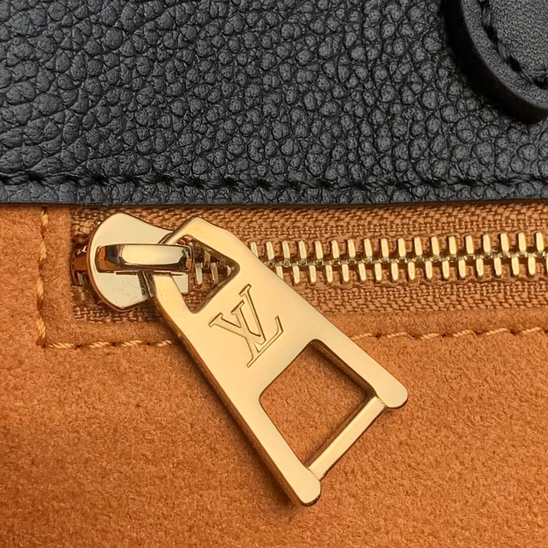 M45595 OnTheGo MM Monogram Empreinte leather black Giant Monogram
