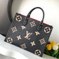 LV On TheGo GM Da Bicolor Monogram