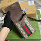GC-696056 shoulder bag coffee brown Leather