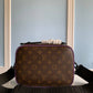M46246 S LOCK MESSENGER Monogram Macassar purple man bag Sac Plat shoulder bag