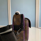 M46246 S LOCK MESSENGER Monogram Macassar purple man bag Sac Plat shoulder bag