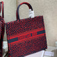 DI Large Book Tote Crimson Multicolor, For Women, Women’s Handbags 16.5in/42cm CD