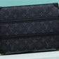 LV Trunk Pouch Monogram Eclipse Canvas Black For Men, Wallet 28cm LV M45937