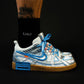 BL - OW x Rubber Dunk North Carolina Blue