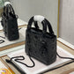 DI Mini Lady Bag Cannage with Beaded Motif, Black, For Women Women’s Handbags, Crossbody Bags, 17cm CD M0505SNEA_M900