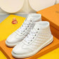 BL - LUV HIgh Top Metal White Sneaker