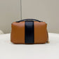 FI Baguette Chain Brown and Black Bag For Woman 19cm/7.5in