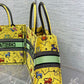 DI Medium Book Tote Yellow Multicolor, For Women, Women’s Handbags 14in/36cm CD