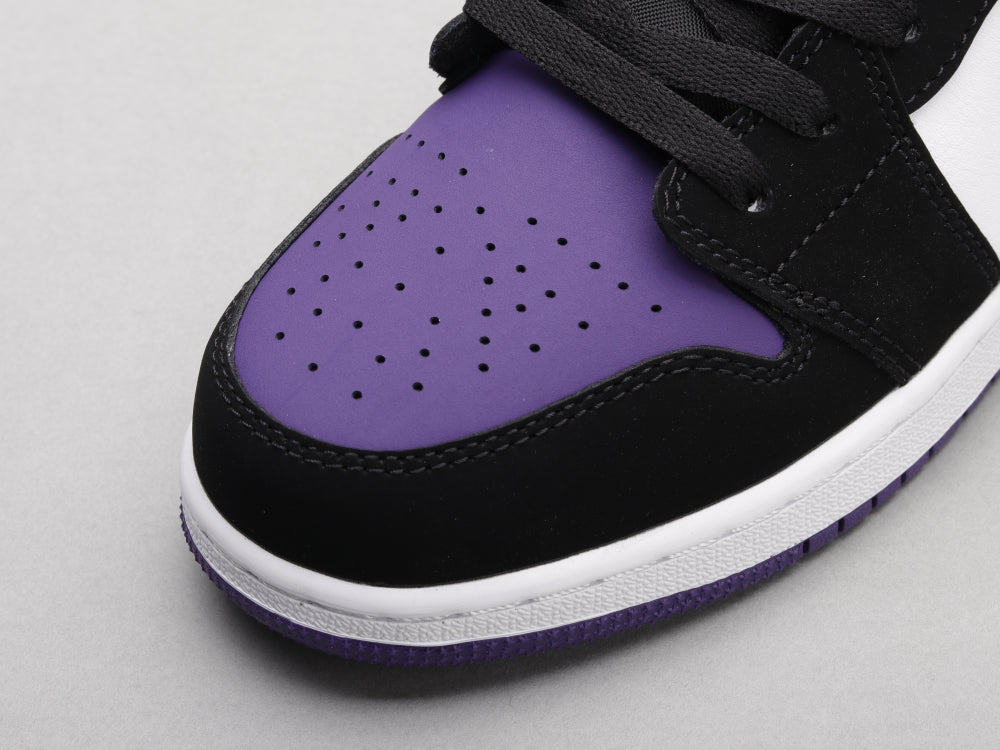 BL - AJ1 Black and purple toes
