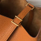 HM Picotin Lock 18 Orange Bag With Gold-Toned Hardware For Women, Handbags 7.1in/18cm