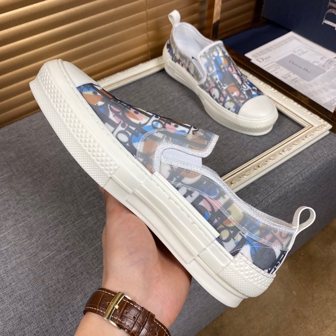 BL - DIR B23 Slip MultiColor And White LOW-TOP SNEAKER