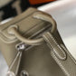 HM Lindy Mini Etoupe Togo Bag With Gold Hardware For Women, Women’s Handbags, Shoulder And Crossbody Bags 7.5in/19cm