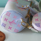 LV Papillon BB Bag Classic Monogram For Women 20cm Sunrise Pastel LV M46078