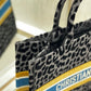 DI Large Book Tote Blue Multicolor, For Women, Women’s Handbags 16.5in/42cm CD