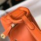 HM Lindy Mini Feu Color Togo Bag With Gold Hardware For Women, Women’s Handbags, Shoulder And Crossbody Bags 7.5in/19cm