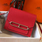 HM Mini Evercolor Sac Roulis 19 Red For Women, Handbags, Shoulder Bags 7.5in/19cm