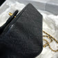 ChanelMini Flap Bag With Top Handle Black For Women 7.8in/20cm
