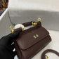 DG Small Sicily Bag In Dauphine Purple For Women 7.5in/19cm DG BB7116A10018M073