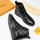 BL - LUV High BLnogram Black Boot Sneaker