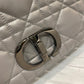 DI Large Caro Bag Grey Padded Macrocannage, Dark Grey, For Women Women’s Handbags, Crossbody Bags, 28cm CD