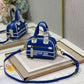 DI Mini Vibe Zip Bowling Bag, Blue Handbags, Bowling Bags, 17cm CD