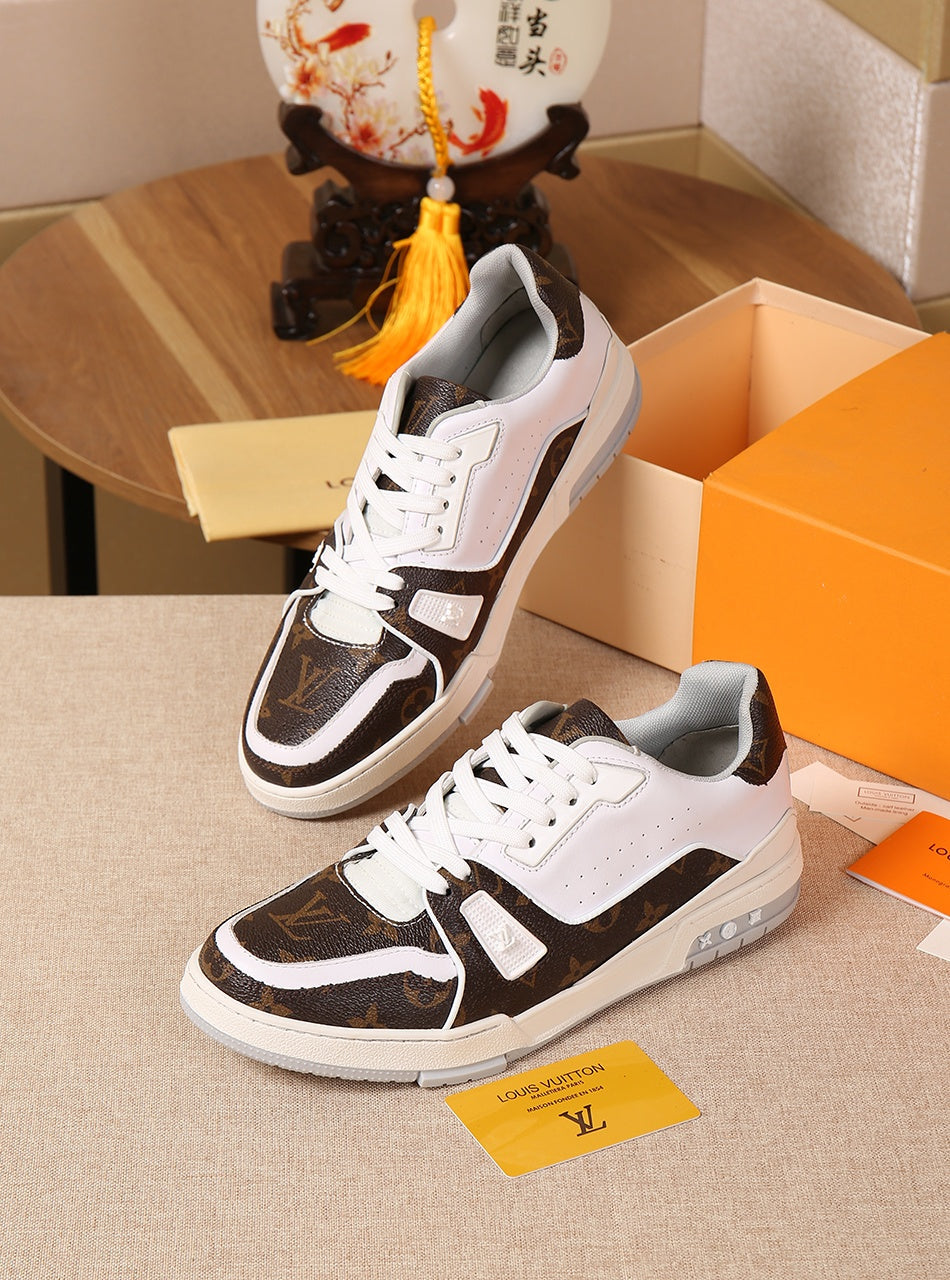 BL - LUV Brown White Sneaker