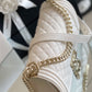 ChanelMedium Classic Flap Bag 25cm White For Women A67086