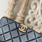 ChanelLarge Flap Black Bag For Women 23cm/9in