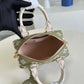 LV Speedy Bandoulière 20 Monogram Empreinte Khaki Green/Beige/Cream For Women, WoHandbags 8.1in/21cm LV M46118