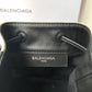 Balen Navy Cabas Linen Crossbody Bag In White, For Women,  Bags 9.8in/25cm