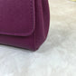 DG Medium Sicily Handbag In Dauphine Violet For Women 10.2in/26cm DG