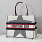 DI Medium Book Tote White, For Women, Women’s Handbags 14in/36cm CD