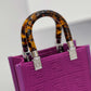 FI Mini Sunshine Shopper Purple For Women, Women’s Handbags, Shoulder And CrossBody Bags 7.1in/18cm FF 8BS051