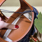 gg Jackie 1961 Mini Shoulder Bag Dark Blue And Ivory Eco Washed Organic gg Jacquard Denim For Women 7.5in/19cm gg 637092 2KQgg 8375